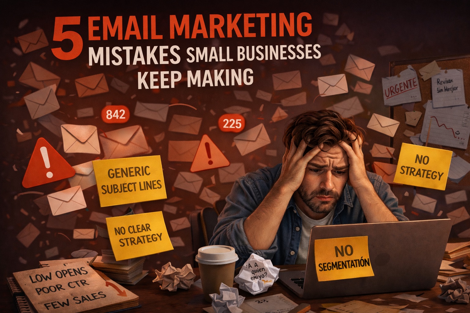 5 email marketing mistakes small businesses make